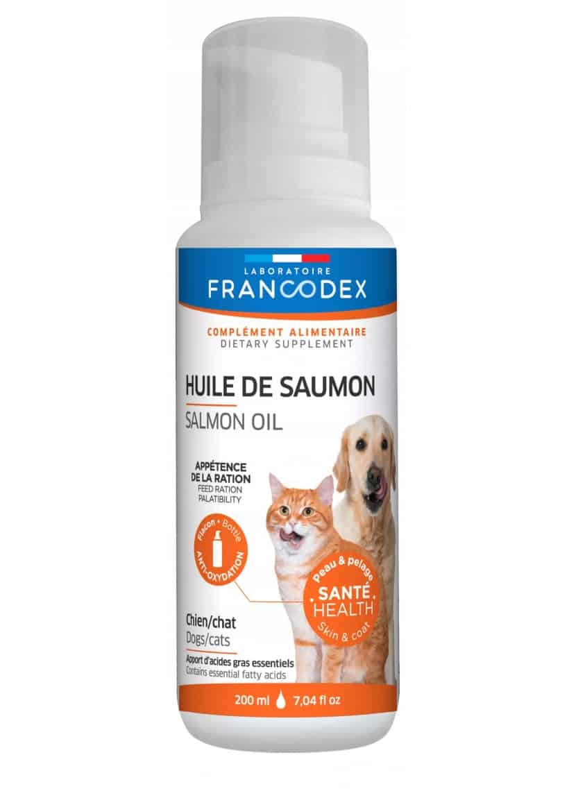 Olej z łososia dla psa i kota Francodex 200ml